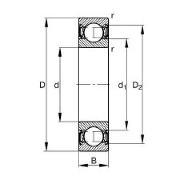 Подшипник 6218-2RSR FAG