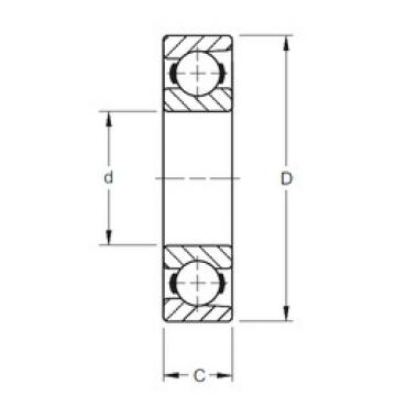 Bantalan 43BIH206 Timken