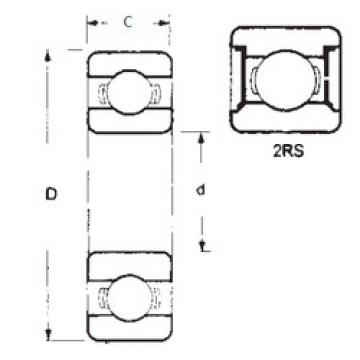 Подшипник 1615-2RS FBJ