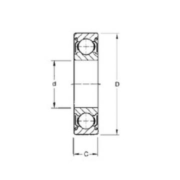 Подшипник 1616-ZZ CYSD