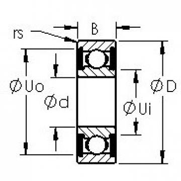 Подшипник 623H-2RS AST