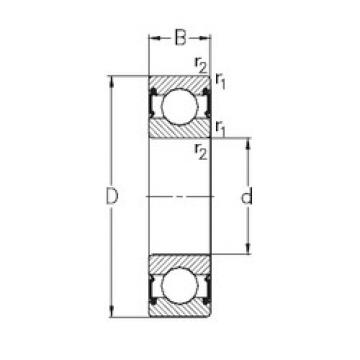 Подшипник 6305-RS2 NKE