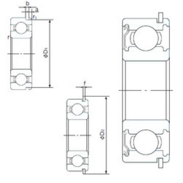 Подшипник 6006ZENR NACHI