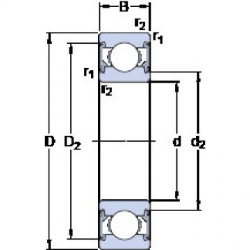 Подшипник E2.6304-2RSH SKF