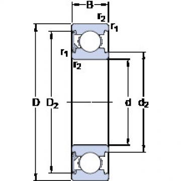 Bantalan 6005-RSH SKF