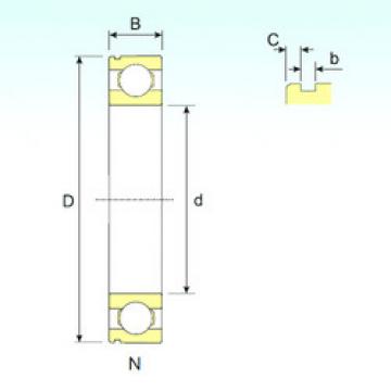 Подшипник 6013 N ISB