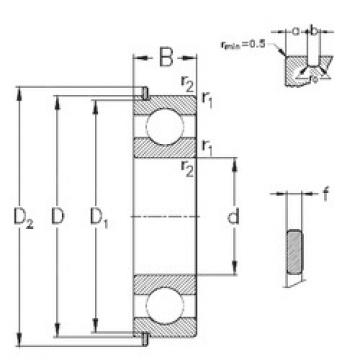 Подшипник 6211-NR NKE