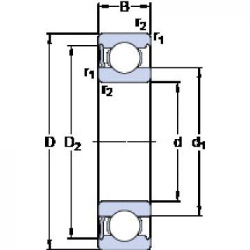 Подшипник 6014-RS1 SKF