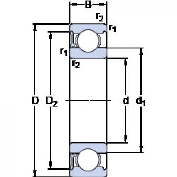 Bantalan 6012-RZ SKF