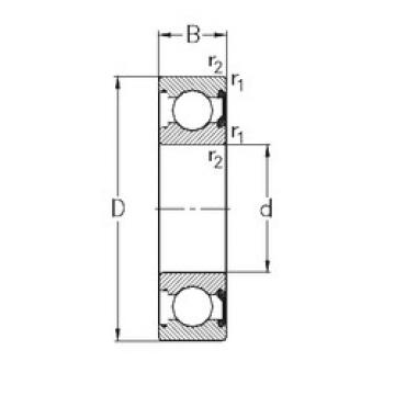 Подшипник 61809-2RSR NKE