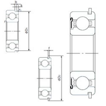 Подшипник 6017ZNR NACHI