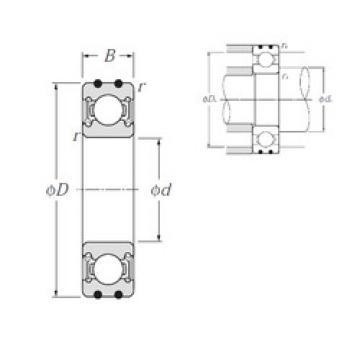 Подшипник AC-6003LLU NTN