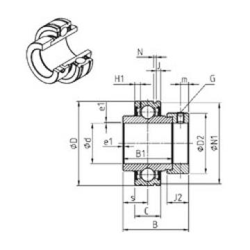 Подшипник CEX210 SNR