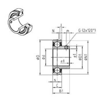 Подшипник CUS208 SNR