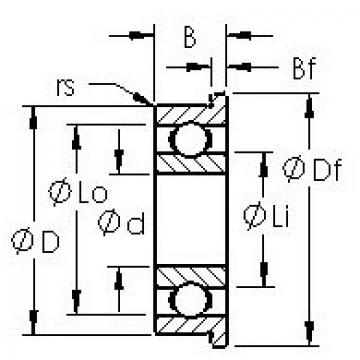 Подшипник F608H AST