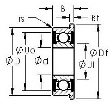 Подшипник F605H-2RS AST