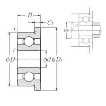 Подшипник FL604 NTN