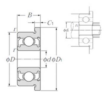 Подшипник FL604ZZ NTN