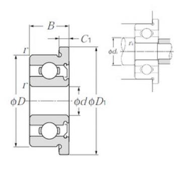 Подшипник FLW687AZ NTN