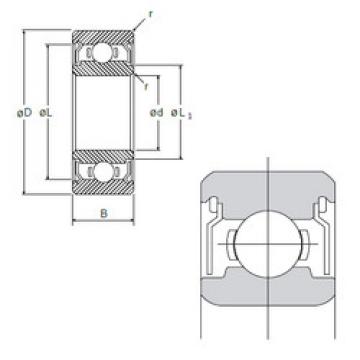 Подшипник R-1030ZZ NMB