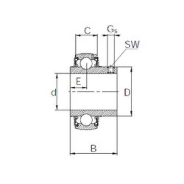 Подшипник UB205 KBC