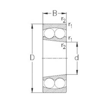 Подшипник 2307-K NKE