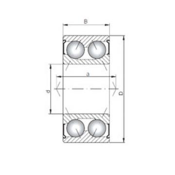 Подшипник 3208 ZZ ISO