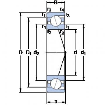 Подшипник 7000 CD/P4A SKF