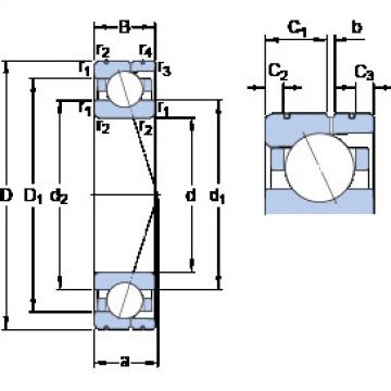 Подшипник 7017 CD/HCP4AL SKF