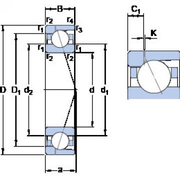 Подшипник 7014 ACD/HCP4AH1 SKF