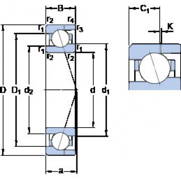 Подшипник 71906 CE/P4AH SKF