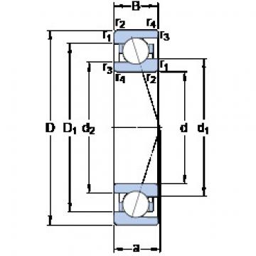 Подшипник 71907 CE/HCP4A SKF