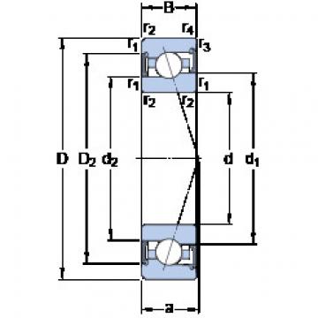 Подшипник S7004 ACE/P4A SKF