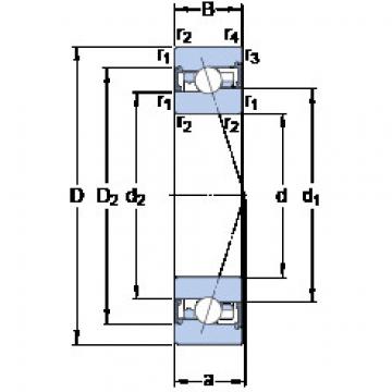 Подшипник S7006 FW/HC SKF