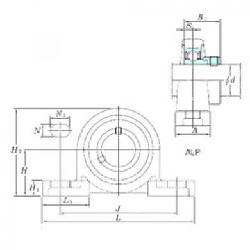 Подшипник ALP205-14 KOYO