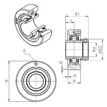 Подшипник EXC203 SNR