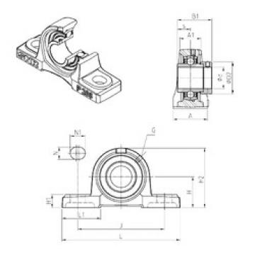 Подшипник EXP216 SNR