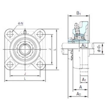 Подшипник UKF306+H2306 NACHI