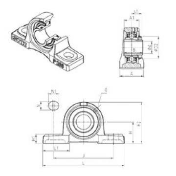 Подшипник UKP208H SNR