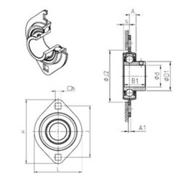 Подшипник USPFL202 SNR