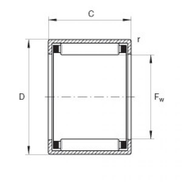 Подшипник HK0910 INA #1 image