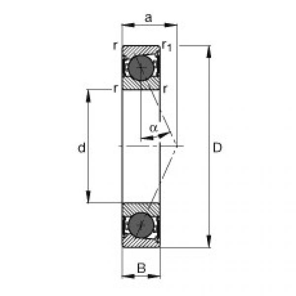 Подшипник HCB7000-E-2RSD-T-P4S FAG #1 image