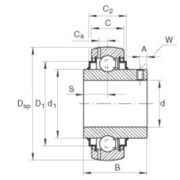 Подшипник GY1108-KRR-B-AS2/V INA #1 image