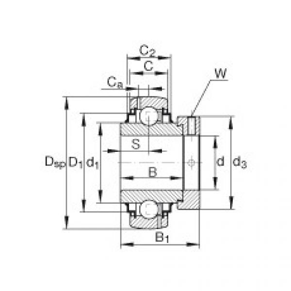 Подшипник G1107-KRR-B-AS2/V INA #1 image