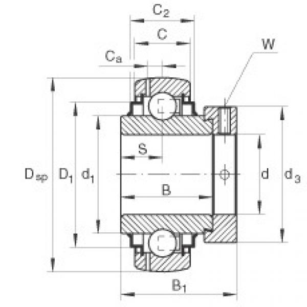 Подшипник E25-KRR-B INA #1 image