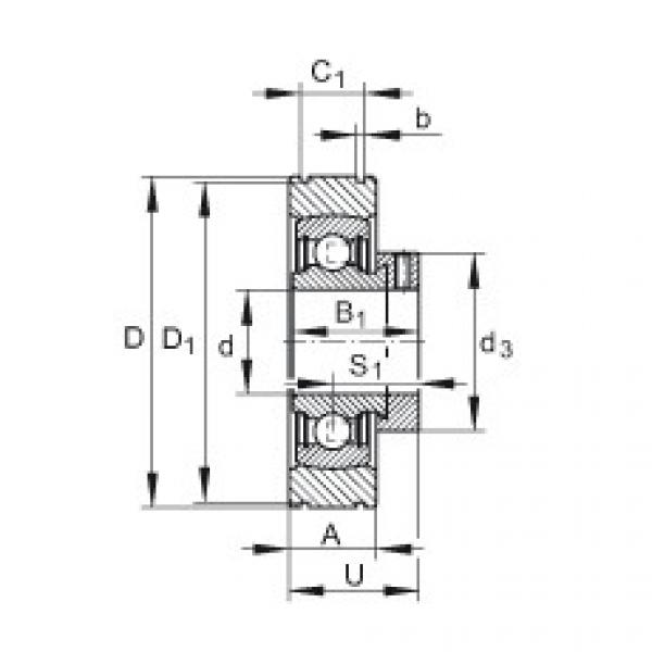 Подшипник PE40 INA #1 image