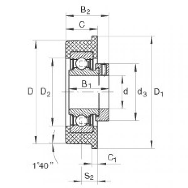 Подшипник CRB25/83 INA #1 image