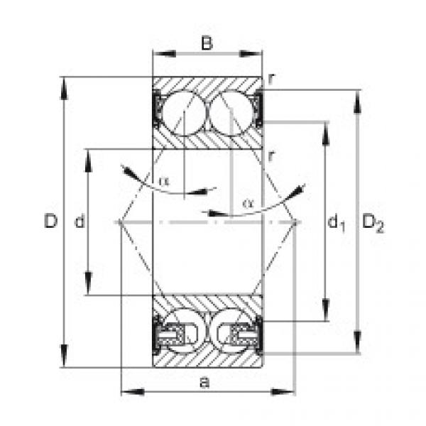 Подшипник 3210-BD-2HRS-TVH FAG #1 image