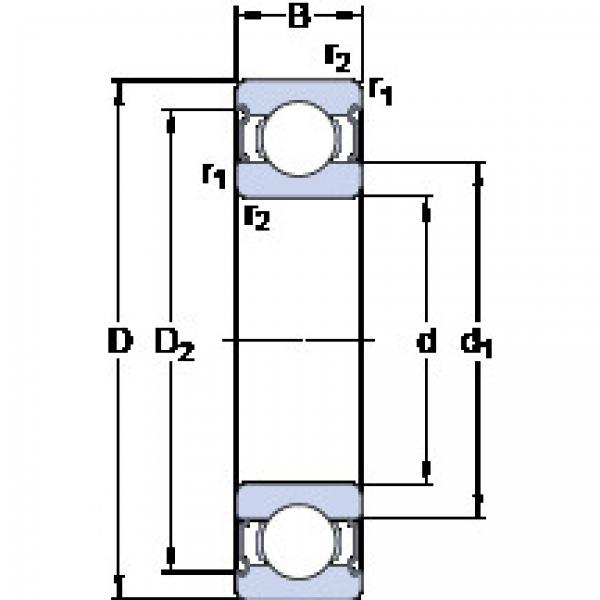 Bantalan 61803-2Z SKF #1 image