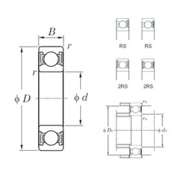 Подшипник 6001-2RS KOYO #1 image